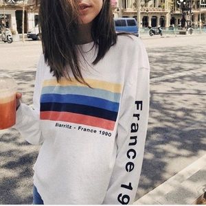 Biarritz France 1990 Long Sleeve Tee